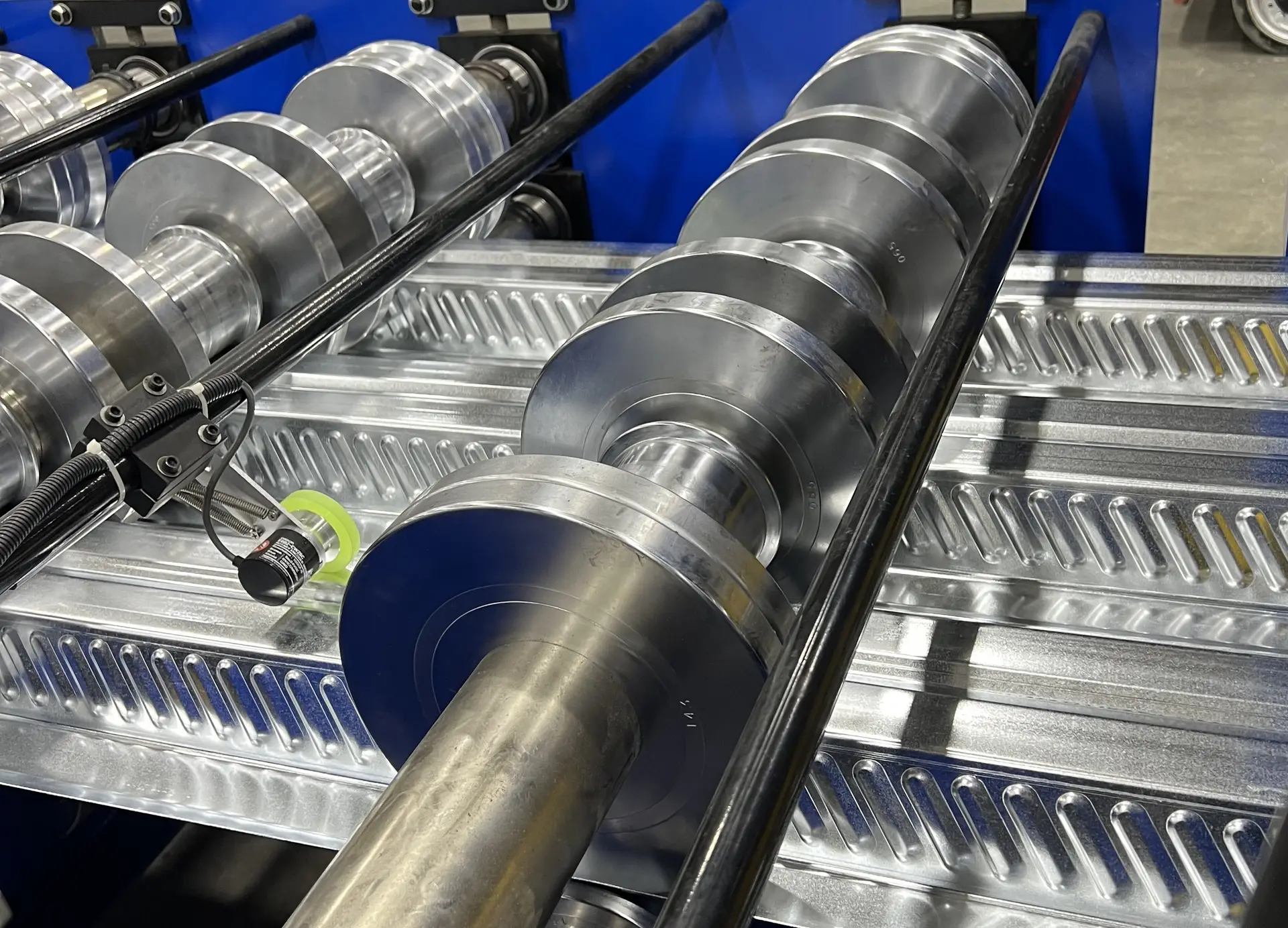 Steel deck installation — SpaceX Megabay, Brownsville, TX | Cutting Edge Decking