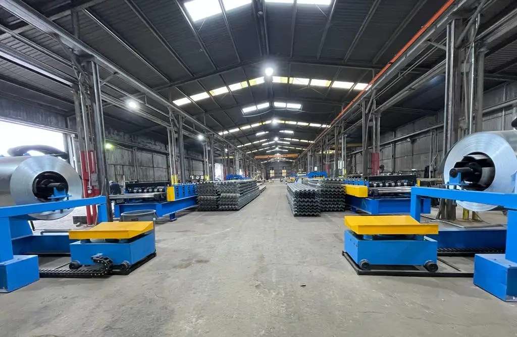 Cutting Edge Decking warehouse and steel deck manufacturing facility in Houston TX
